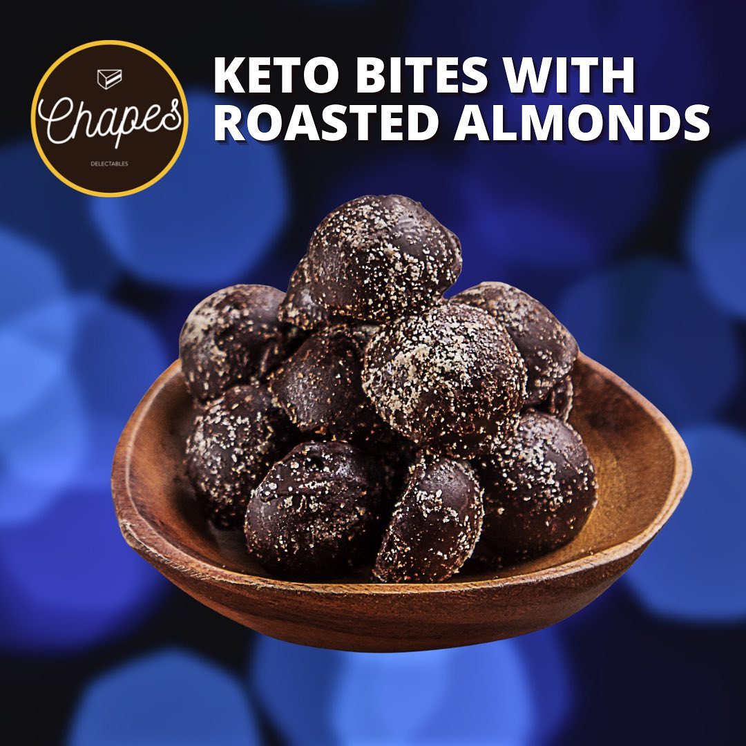 Ketobites – Dark Chocolate Roasted Almonds (Pouch)