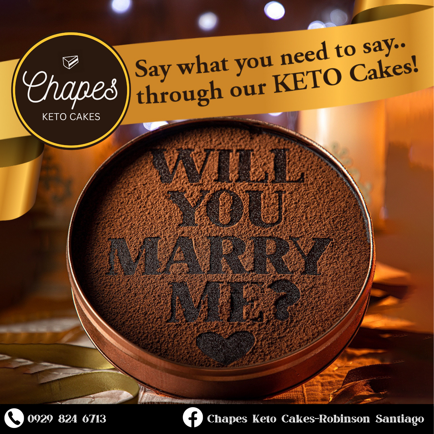 CHAPES KETO CAKE GLUTEN-FREE, ZERO-SUGAR, KETO-FRIENDLY