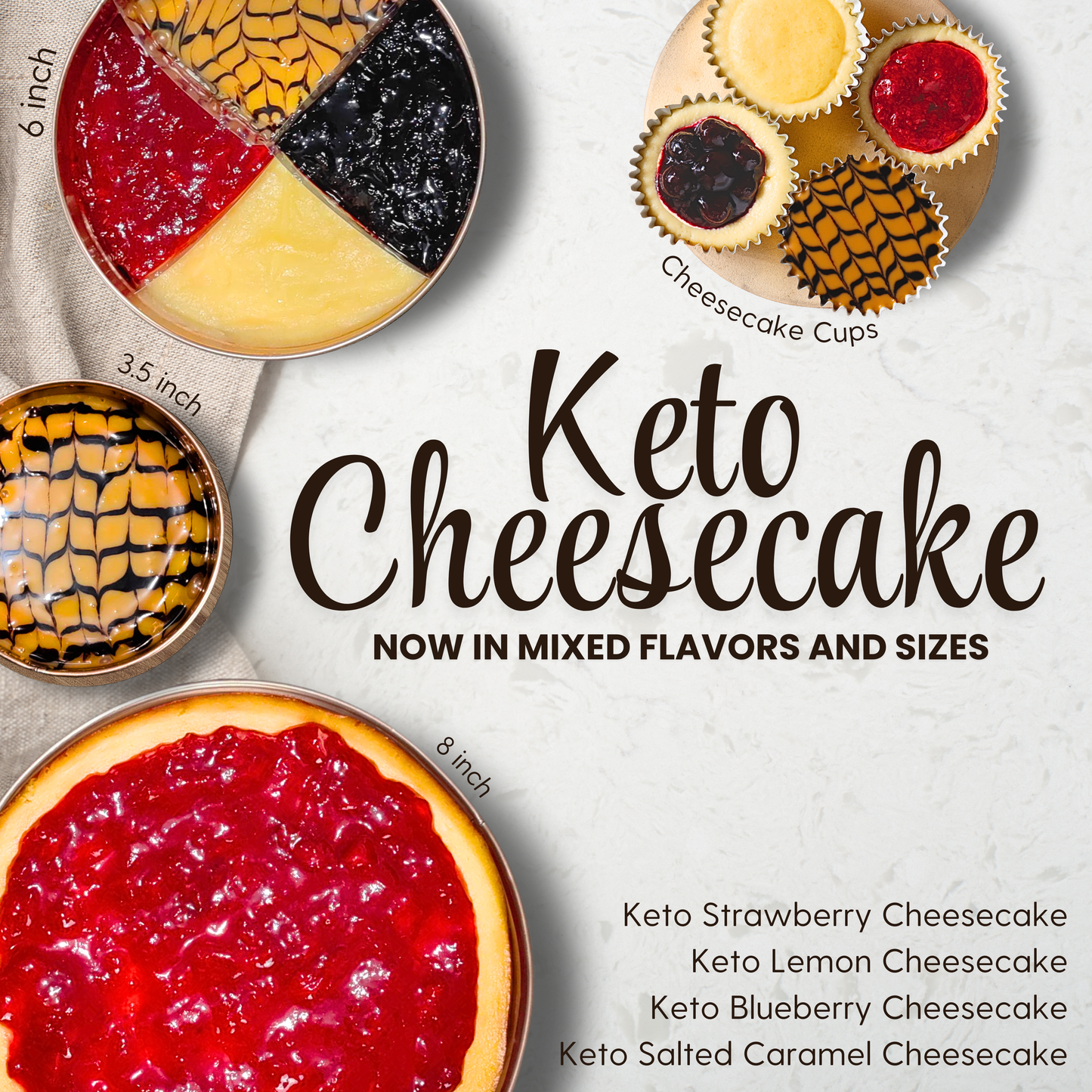 KETO CHEESECAKE 3.5inch