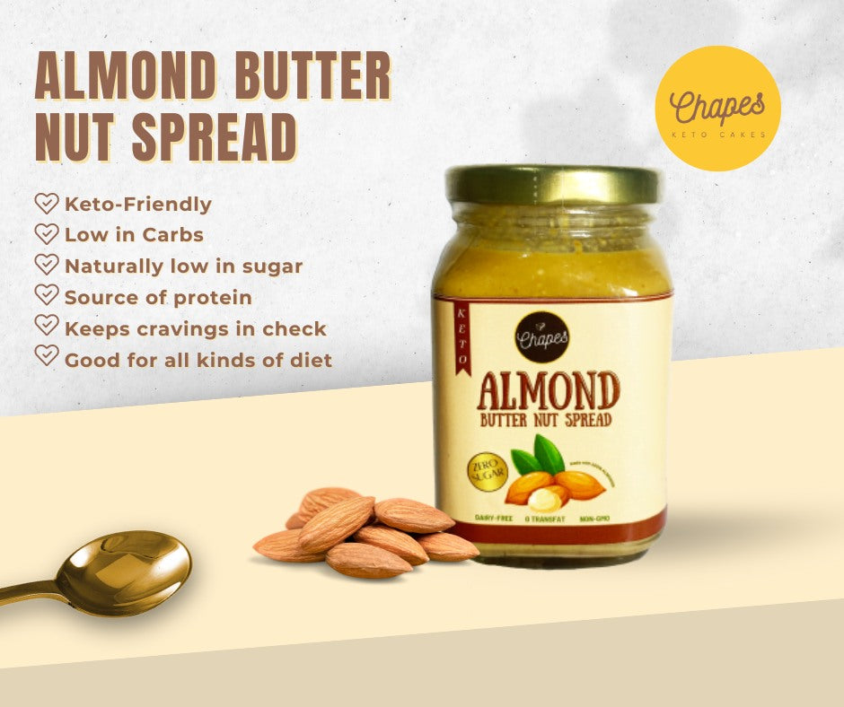 CHAPES ALMOND BUTTER NUT SPREAD "ZERO-SUGAR"