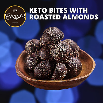 Ketobites – Dark Chocolate Roasted Almonds (Pouch)