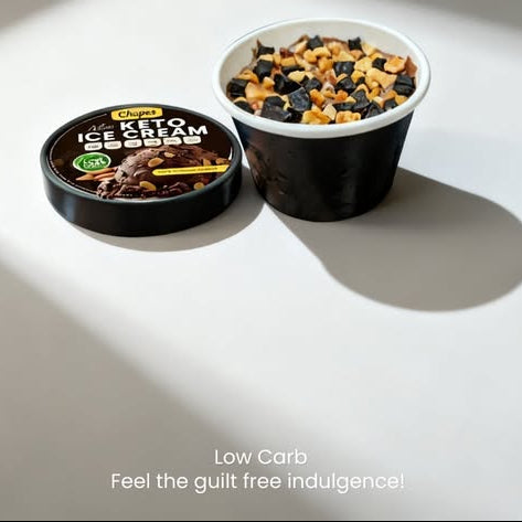 MINI DARK ALMOND CRUNCH ICE CREAM - 60ML